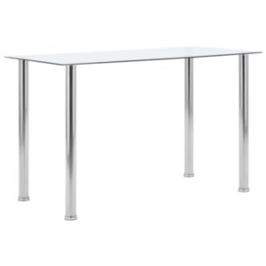Обеденный стол U24, прозрачный, 120 x 60 x 75 см, закаленное стекло