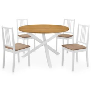 Pood24 5-osaline söögitoakomplekt, MDF, valge