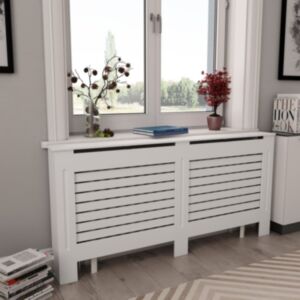 U24 radiatora pārsegs balts 172 x 19 x 81,5 cm, MDF
