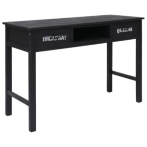 U24 konsoles galds, melns, 110 x 45 x 76 cm, koks