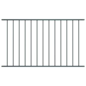 U24 dārza panelis, tērauds ar pulverveida pārklājumu, 1,7 x 0,75 m, antracīta pelēks