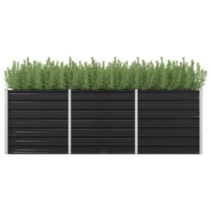 Pood24 aia taimelava antratsiithall 240 x 80 x 77 cm tsingitud teras