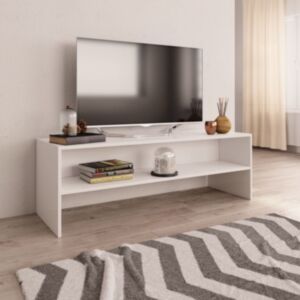 U24 televizora skapis, balts, 120 x 40 x 40 cm, skaidu plātne