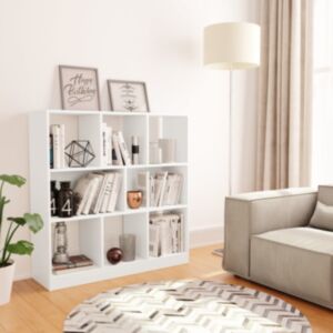 Pood24 raamaturiiul valge 97,5 x 29,5 x 100 cm, puitlaastplaat  