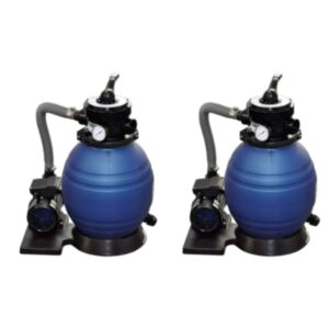 U24 smilšu filtru sūkņi 2 gab., 400 W, 11 000 l / h