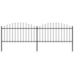 U24 dārza smaile, tērauda, (1,25–1,5) x 3,4 m, melna