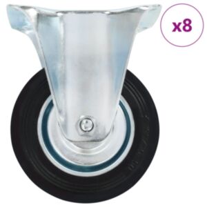 Pood24 fikseeritud mööblirattad 8 tk, 100 mm