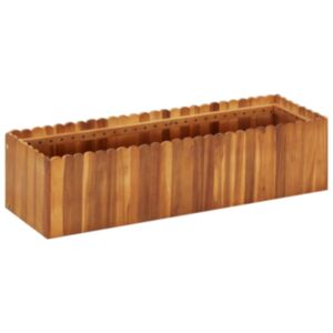 U24 augu kaste 100 x 30 x 25 cm izturīga akācijas koksne