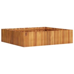 U24 augu kaste 100 x 100 x 25 cm akācijas koksne