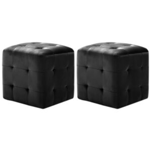 U24 vanna 2 gab., Melna, 30 x 30 x 30 cm, samta audums