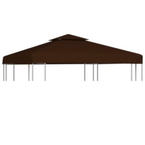 U24 divkāršās jumta jumts 310 g / m² 3 x 3 m, brūns