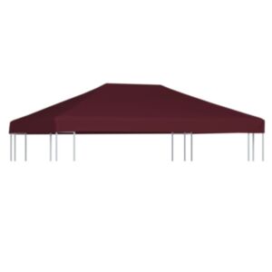 U24 patversmes jumts 310 g / m² 3 x 4 m, bordo sarkanā krāsā