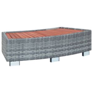 U24 ванная комната серая пальма из ротанга, 92 x 45 x 25 см