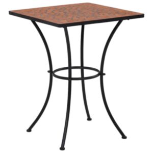 U24 bistro galds ar mozaīkas flīzēm, terakota, 60 cm, keramika