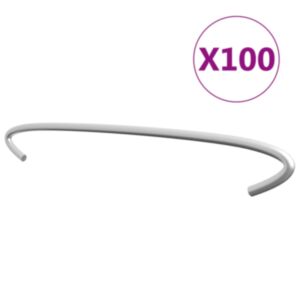 U24 gabiona āķi 100 gab., Cinkots tērauds 40 cm