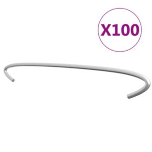 U24 gabiona āķi 100 gab., Cinkots tērauds 50 cm