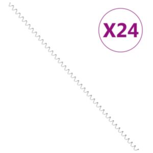 U24 gabiona spirāles 24 gab., Cinkots tērauds 100 cm