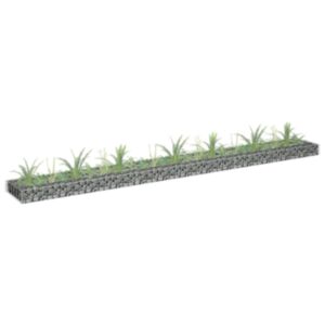 Pood24 gabioon-taimelava, tsingitud teras, 270 x 30 x 10 cm