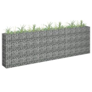 Pood24 gabioon-taimelava, tsingitud teras, 270 x 30 x 90 cm