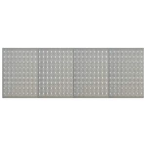 Pood24 seinale paigaldatav pulkadega paneel, 4 tk, 40 x 58 cm, teras