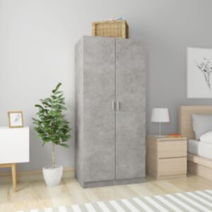 U24 skapis betons pelēks 80 x 52 x 180 cm skaidu plātne