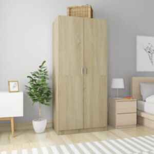 U24 skapis Sonoma ozols 90 x 52 x 200 cm skaidu plātne