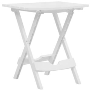 U24 izvelkamais dārza galds, 45,5 x 38,5 x 50 cm, balts