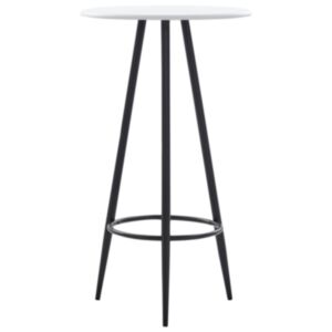 U24 stieņu galds, balts, 60 x 107,5 cm, MDF