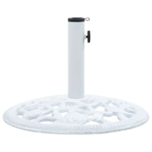 U24 saulessargu pamatne, balta, 12 kg, 48 cm, čuguna