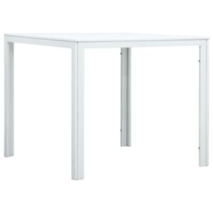 U24 журнальный столик, белый, 78 x 78 x 74 см, HDPE, имитация дерева