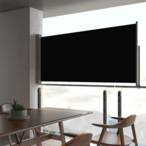 Съемная боковая стенка для террасы U24, 60 x 300 см, черная