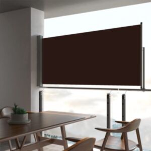 Съемная боковая стенка террасы U24, 60 x 300 см, коричневая