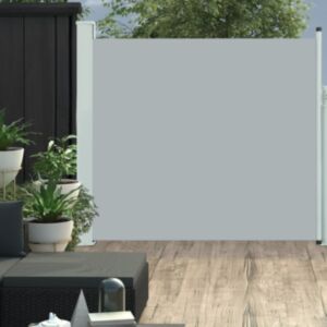 Pood24 lahtitõmmatav terrassi külgsein, 170 x 300 cm, hall