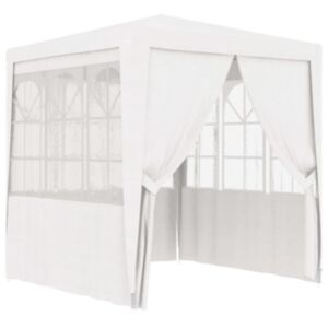 Pood24 professionaalne peotelk külgseintega, 2 x 2 m, valge 90 g/m²