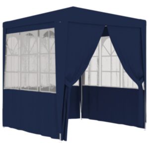 Pood24 professionaalne peotelk külgseintega, 2 x 2 m, sinine 90 g/m²
