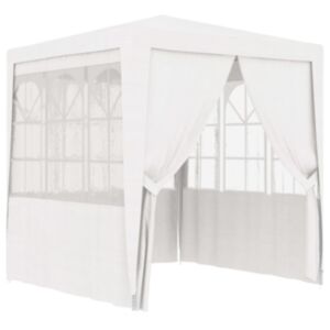 Pood24 professionaalne peotelk külgseintega 2,5 x 2,5 m valge 90 g/m²