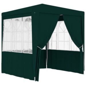 Pood24 professionaalne peotelk külgseintega 2,5x2,5 m roheline 90 g/m²