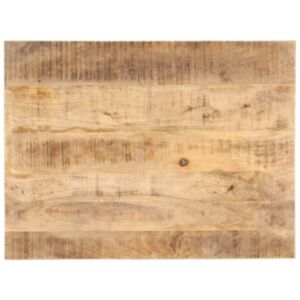 U24 galda virsma izgatavota no stipra mango koka 25–27 mm 70 x 60 cm