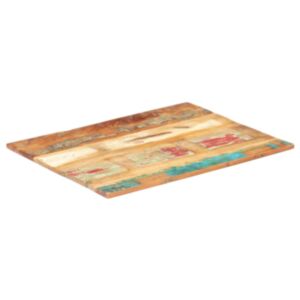 U24 taisnstūrveida galda virsma 70x80 cm 15–16 mm atjaunota koksne