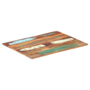 U24 taisnstūrveida galda virsma 70x90 cm 15–16 mm atjaunota koksne