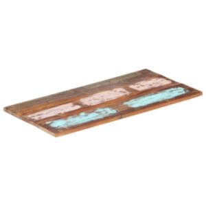 U24 taisnstūrveida galda virsma 60x100 cm 25–27 mm restaurēta koksne