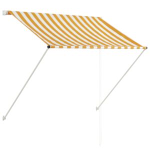 U24 saliekamais nojume, 100 x 150 cm, dzeltens un balts