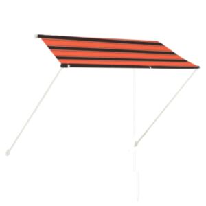 U24 izvelkamais nojume, 250 x 150 cm, oranža un brūna