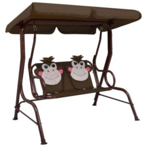 Pood24 laste aiakiik pruun 115 x 75 x 110 cm kangas