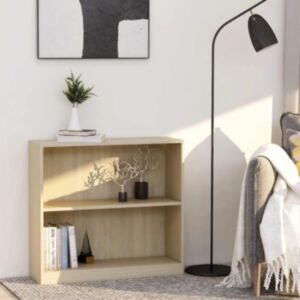 Pood24 raamaturiiul Sonoma tamm 80x24x75 cm Engineered Wood