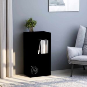 Pood24 raamaturiiul must 40x30x76,5 cm Engineered Wood