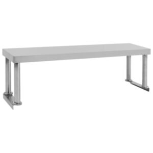 U24 darbvirsmas plaukts, 120 x 30 x 35 cm, nerūsējošais tērauds