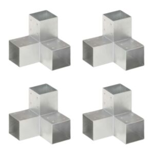 Pood24 postiühendused, 4 tk Y-kujuline, tsingitud metall, 91 x 91 mm