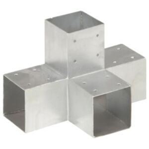 Pood24 postiühendus X-kujuline, tsingitud metall, 91 x 91 mm
