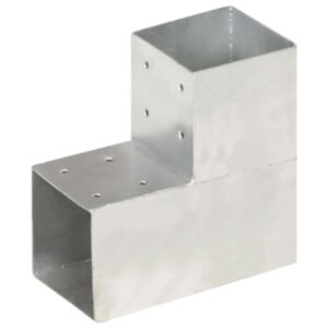 Pood24 postiühendus L-kujuline, tsingitud metall, 101 x 101 mm